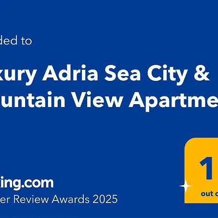 Luxury Adria Sea City & Mountain View Apartment Makarska Exterior photo